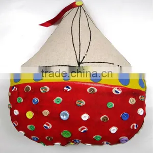 Sewed by Hand Stitch House Cushion thumbnail-1