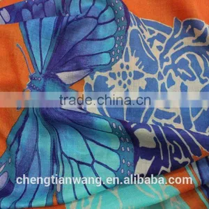 2015 Wool High Quality Ladies Scarves With Printed Design thumbnail-2