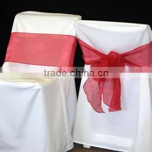 Cheap Wholesale Colorful Polyester Chair Cover for Wedding Banquet Quality Choice thumbnail-1