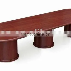 Oval Wood Conference Table SON-63CHY thumbnail-1