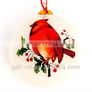 Hand Painted Decoration Christmas Glass Balls thumbnail-1