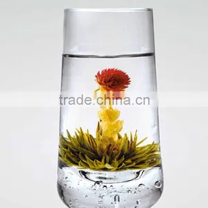 Hot Selling China Tea Hand-made Artist Tea Blooming Tea Two Dragon Playing Pearl thumbnail-3