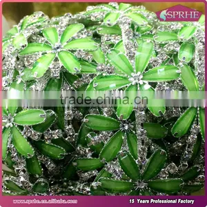 Bule Flower Rhinestone Loose Cup Chain thumbnail-2