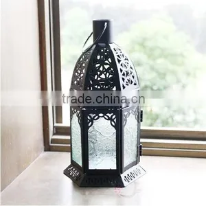 Indoor Outdoor Garden /Decorative Classic Metal Candle Lantern Candy Can be Held in thumbnail-4