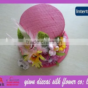 Fancy Colorful Flower Decorative Hat Headwear thumbnail-1
