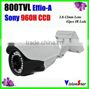 2015 Hot Sells Effio-A CCTV Camera 800TVL 0.0003Lux 1/3" SONY CCD Zoom Camera 2.8-12mm Lens IR Cut Camera System Outdoor thumbnail-1