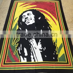 Rasta Colours Printed Wall Hangings Smile thumbnail-1