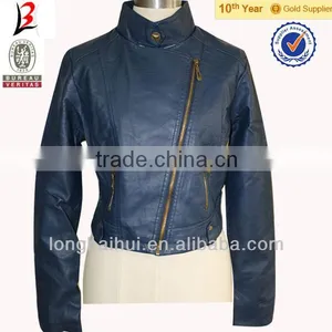 pu Leather Jacket Garments for Lady 03 thumbnail-1