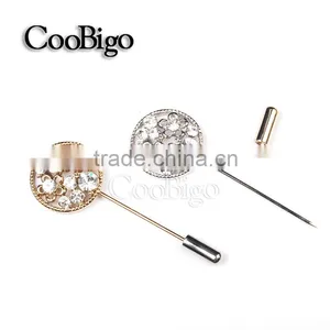 Fashion Jewelry 2 Colors Pin Brooch MC STONE Women Unisex Wedding Party Gift Apparel Dress Jacket Promotion Accessories thumbnail-2