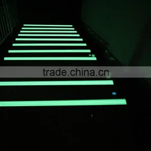 Photoluminescent Aluminum Stair Nosing/glow Step Nosing/glow Stair Strips thumbnail-1