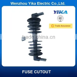 24KV Polymer Fuse Cutout Insulator Pole Mounted Fuse Switch Disconnector Ningbo thumbnail-1