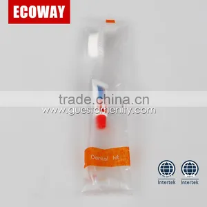 Hotel Amenities Toothbrush Set Disposable Toothbrush With Toothpaste thumbnail-1