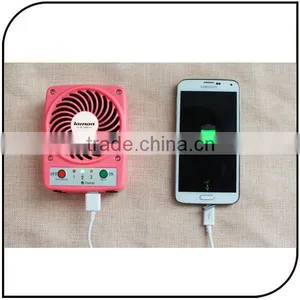 Portable Micro Mini Usb Fan Lithium Battery Operated Mini Electric Fans for Mobile Phone Charging thumbnail-1