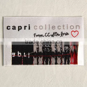 Hangzhou Label Factory Custom Woven Labels for Women Wear thumbnail-2