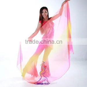 SWEGAL Wholesale Belly Dance Silk Fan Dance Use Costume Many Colors Choose thumbnail-3