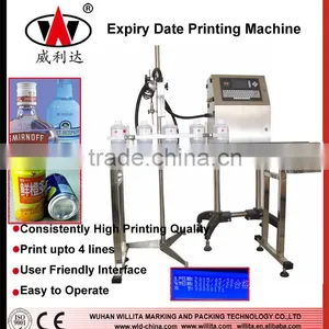 Food Beverage Industry Can Print 1-4lines Bottle Date Printing Machine thumbnail-1