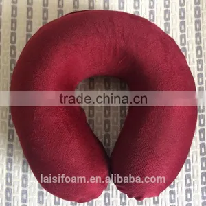 Round Neck Pillow Neck Pillow Filled With Polystyrene Beads 100% Polyester Cover Travel Foam Pillow LS-U-004-A thumbnail-1