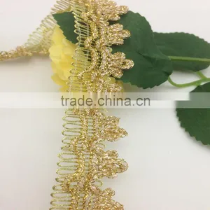 Decorative Sewing Craft Gold Lace Curtain Accessories Braid Trim thumbnail-1