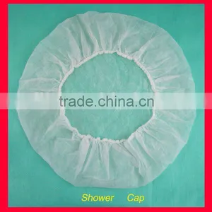 Disposable White Shower Cap thumbnail-1