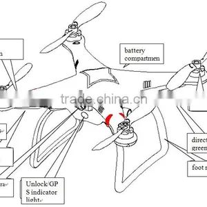 Wholesale New Products Aircraft Parts Drones for Aerial Photography Unmanned Helicopter thumbnail-5