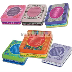 Custom Gift Card Tin Box/post Card Tin Box thumbnail-1
