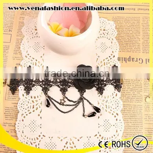 Black Rose Lace Girls Fashion New Design Anklet thumbnail-3