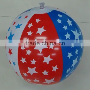 Star Flag Pattern Pvc Transparent Beach Ball thumbnail-1