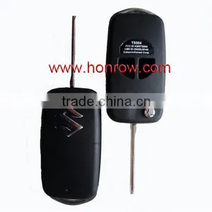 Suzuki 2 Button Flip Remote Key Blank & Blank Car Key & Key Shell thumbnail-1