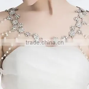 New Arrival Bride Wedding Fashion Gold Sexy Body Chain Good Shouder Body Chain thumbnail-3