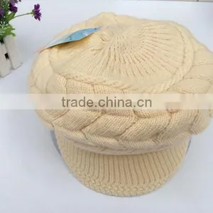 Colorful Beanie Cute Striped Hand Knitted Hat thumbnail-5