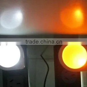 Auto Yellow White LED Light Sensor Control Bedroom Night Lights Bed Lamp thumbnail-6