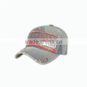 OEM Cheap Fashion Jean Fabric Best Quality Baseball Caps Wholesale thumbnail-3