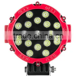 Auto Parts Offroad LED Work Light IP67 12V Epistar 51W LED Work Light for Cars, Red/Black 51w LED Work Light Quality Choice thumbnail-2