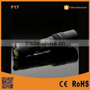 F17 XM-L T6 Led Flashlight Torches for 18650 Rechargeable Battery Bright Light Torch Rechargeable thumbnail-1