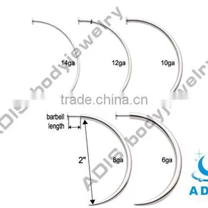 2012 New Style Lip Ring Piercing Jewelry,surgical Steel Labret thumbnail-1