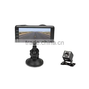 CE NTK 96655 1080P 4 Inch TFT LCD Dual Lens Car Dvr Camera thumbnail-3