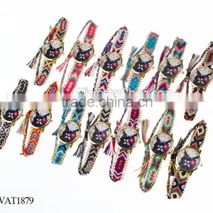 Elastic Knitting Watch Chain Cat Face Quartz Watch Price thumbnail-6