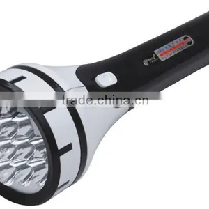 12 LED Plastic Rechargeable Flashlight thumbnail-1