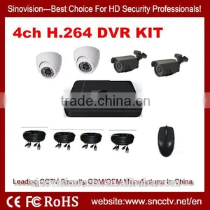 Low Cost High Quaity 960H Analog 4ch Dvr Kit D1 Output thumbnail-1