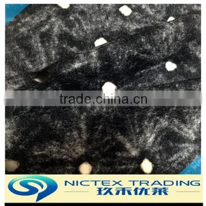 Polyester Acrylic Wool Blended Knitting Fabric With Holes Supplier thumbnail-1