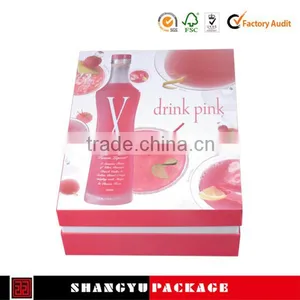 Die-cutting Custom 2 Bottle Wine Box thumbnail-1