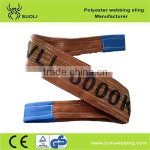 Shaoxing Suoli 6T Polyester Round Sling (soft Lifting Sling) Endless Round Sling thumbnail-1