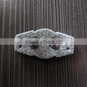 Small White Metal Leather Label for Wears thumbnail-3