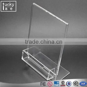Acrylic Folder Holder Unique Design File Rack ,custom All Shape Sign Holder thumbnail-2