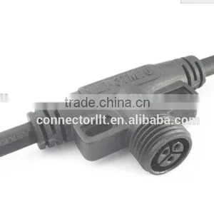 3 Pole Tee Type Led Lamp Joint Led Coupler Waterproof Wire Connector thumbnail-1