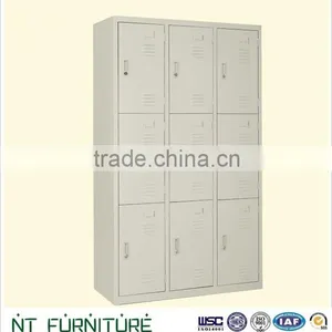 Beige Color 9 Doors Steel Locker/metal Bedroom Locker thumbnail-2