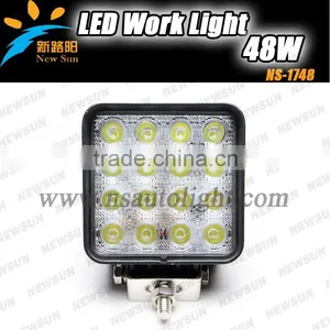 16pcs*3w 48w High Intensity Epsitar LEDS 48W Led Work Light Driving Light Led Offroad Light For 4wd For Jeep Truck thumbnail-1