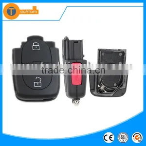 High Quality 2 Button Key Without Logo No Blade Remote Car Key Case Shell Cover Fob for vw Golf 7 Bora Santana thumbnail-1