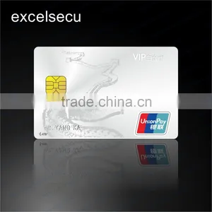 ESECU China Manufacturer High Quality Standard Dual Interface Unionpay Credit ATM Card, Contact ic Smart Card thumbnail-1