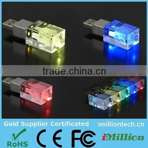 Luminous Crystal Usb Flash Drive Wholesale With Custom Logo thumbnail-3